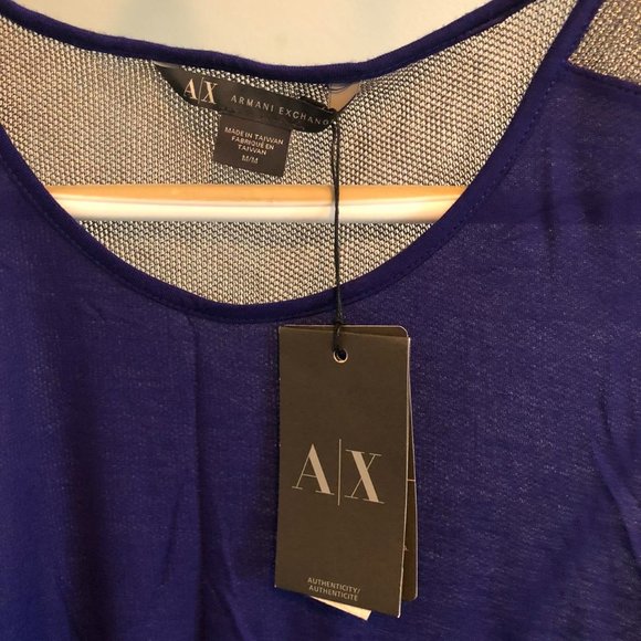 Brand new with tags Armani exchange fancy top - Picture 2 of 4